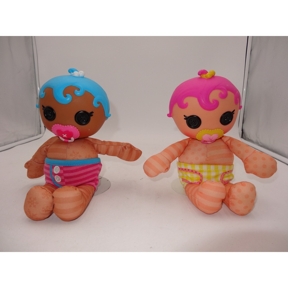 Lalaloopsy Babies Mittens Fluff N Stuff and Crumbs Sugar Cookie Doll Set Pacifer